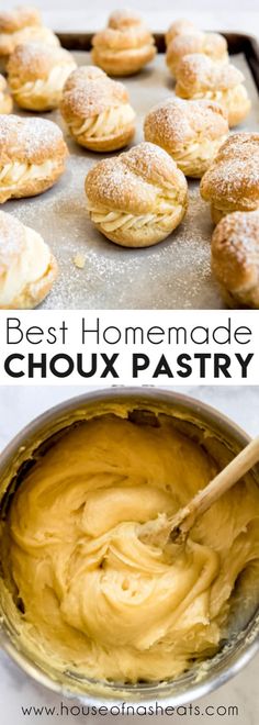 the best homemade choux pastry recipe is easy to make and tastes just as good as it looks