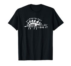 a black t - shirt with an image of a dinosaur on it's chest