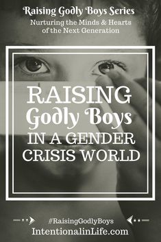 the cover of raising gody boys in a gendered world, with an image of a