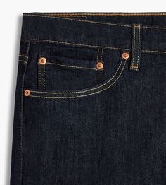 Levi's made for you. Ditch wide pant legs and put on a pair of Levi's 541 Tapered Athletic fit jeans. Designed with a spacious thigh and a tapered leg opening, this denim gives you a slim fit without the restriction. | Levi's 541™Athletic Fit Five-Pocket Jeans in Indigo, Size 40 Waist/32Large | Cotton/Elastane Casual Jeans With Welt Pockets And 5-inch Inseam, Relaxed Fit Straight Bottoms With Side Pockets, Classic Jeans With 5-inch Inseam, Relaxed Fit Straight Pants With Hip Pockets, Straight Pants With Relaxed Fit And Hip Pockets, Straight Pants With Hip Pockets In Relaxed Fit, Relaxed Fit Bottoms With Pockets And Straight Hem, Relaxed Fit Bottoms With Pockets, Pants With Pockets In Straight Fit