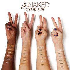 Everything you love about Stay Naked—now in a powder. Meet Stay Naked The Fix Powder Foundation, 24 shades of vegan longwear foundation with medium buildable coverage and a real-skin matte finish that lasts up to 16 hours. Designed with 9 shade intensities in mind, it’s the easiest way to get your fix of Stay Naked. This breathable and weightless powder is ultra-blendable and never cakey. Knock out T-zone oil, use it for all-over coverage, or set your concealer. It doesn’t transfer, plus it’s wa Pressed Powder Foundation, Urban Decay Cosmetics, Foundation Shade, The Fix, Makeup Setting Spray, Foundation Shades, Nails 2020, Gift Kit, Diy Kits Gift