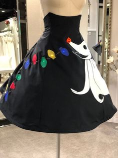 Glow in the Dark Zero Christmas Light up Skirt Nightmare Before Christmas - Etsy Nightmare Before Christmas Bounding, Nightmare Before Christmas Outfit Ideas, Zero Costume, 50s Halloween, Nightmare Before Christmas Dress, Princess Aprons, Nightmare Before Christmas Zero, Dapper Day Outfits