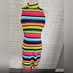 Coming Soon! Casual Multicolor Stretch Mini Dress, Casual Stretch Multicolor Mini Dress, Spring Rainbow Fitted Dress, Yellow Fitted Mini Dress Casual Style, Rainbow Fitted Casual Dress, Casual Fitted Rainbow Dress, Yellow Stretch Mini Dress Casual, Yellow Bodycon Casual Dress, Fitted Casual Neon Yellow Dress