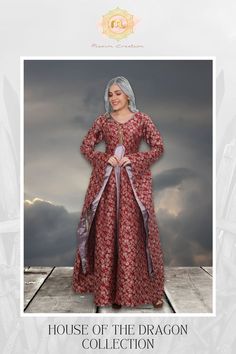 This Halloween, celebrate House of the Dragon or recreate Game of Thrones with our first ever costume collection! We recommend this opulent jacquard fabric costume inspired by Princess Rhaenyra Targaryen. Product no: 9379 Targaryen Costume, Princess Rhaenyra, Queen Rhaenyra, Game Of Thrones Series