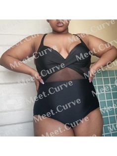 Black Cut Out Mesh Underwire One Piece Swimsuit - One Piece - Swimsuits - Meet.Curve Beach Underwire Black Bodysuit, Black Underwire Bodysuit For Beach, Black Nylon Bodysuit For Pool, Black Underwire Bodysuit For Poolside, Black Underwire Bodysuit For Vacation, Black Underwire Bodysuit For Pool, Black Underwire Bodysuit For Beachwear, Black Underwire Nylon Bodysuit, Black Mesh Fitted Swimwear