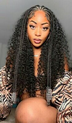 Half Cornrows Half Weave, Half Box Braids Half Cornrows, Half Box Braids, Half Cornrows Half Box Braids, Hairstyles Edges, Half Cornrows, Curly Braided Hairstyles, Women Cornrows, Fair Outfit