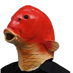 PRICES MAY VARY. Title: HENGYUTOYMASK Fish Mask Halloween Costume Party Animal Full Head Cosplay Props Latex Adult Masks (Red Fish Mask). Product Type: Departments > Costumes & Accessories > Women > Masks Weirdcore Cosplay Mask, Best Threesome Costume, Slug Halloween Costume, Narwahl Costume, Simple Animal Costumes, Ridiculous Halloween Costumes, Worm On A String Costume, Fish Costume Women, Animals Halloween Costumes