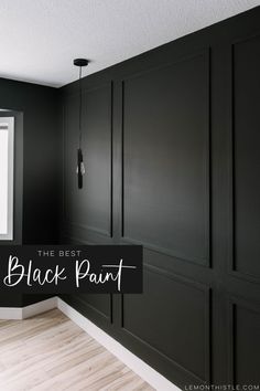 the best black paint for any room in your home