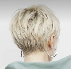 Shaggy Edgy Short Hair, Short Shag Cuts For Fine Hair, Short Hair Back View, Short Haircuts Ideas, Short Hair Back, Short Hair Cut, Short Hair Highlights, Haircuts Ideas, Crop Hair