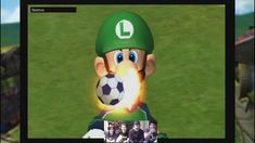 an image of a video game character holding a soccer ball in front of his face