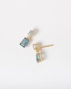 Aquamarine Jewelry, Classy Jewelry, Free Earrings, Fancy Jewelry, Blue Jewelry, Girly Jewelry, Drop Earring, London Blue Topaz, Dream Jewelry