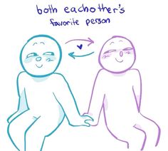 two people holding hands with the caption both saying both each other's favorite person