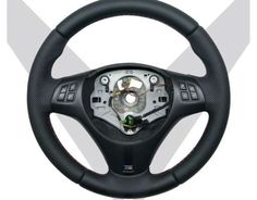 the steering wheel is shown in this image