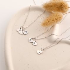 "Personalized Heart Necklace Gift for Women 14k Real Gold or Vermeil Necklaces Best Custom Jewelry Gift Order Now  DETAILS OF PRODUCT: ○ Pendant Dimensions:  Width 8.05mm (0.315inch), Height 7.18mm (0.283inch) ○ Heart Charm Thickness 0.55mm ( 0.021 inch ) ○ Material Options:  14k Real Gold or 14k Gold Vermeil ( Silver over Thick Plating) ○ Chain style: Cable Chain ○ Necklace length:16\" + 1 Inch extension (extension chain for 14K Gold Vermeil Material Necklace) ○ Finish : Rose Gold, Yellow Gold, White Gold CUSTOMIZATION: ○ STEP 1 : Select your necklace NECKLACE LENGHT from the First drop-down menu; ○ STEP 2: Select your necklace  COLOR & TAG PIECE from the Second drop-down menu; ○ STEP 3: Leave us a note in the personalization box with... PERSONALIZATION: ○ Simply use the 'PERSONALIZATION' White Gold Initial Pendant Charm Necklace For Mother's Day, Dainty Necklace With Hallmark For Birthday, Dainty Sterling Silver Initial Necklace For Birthday, White Gold Charm Necklace For Mother's Day, Mother's Day White Gold Charm Necklace, Minimalist Charms Necklaces For Mother's Day, Minimalist Initial Necklace For Birthday Or Valentine's Day, Minimalist Charm Necklaces For Mother's Day, White Gold Charm Necklaces For Valentine's Day