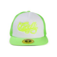 Represent the Cali lifestyle with these vibrant and modish trucker hat. Made with the highest quality and biggest attention to detail from TopHeadwear. Size: One Size.  Color: Green.  Gender: unisex.  Age Group: adult. White Green, Cloth Bags, Cali, Trucker Hat, Age Group, Color White, Bag Accessories, Mens Accessories, Lifestyle