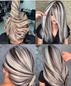 Rambut Brunette, Cool Hair, Pretty Hair Color, Layered Haircut, Hair Color Highlights