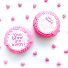 Gum Birthday Party, Bubble Gum Birthday Party, Bubble Birthday Parties, Bubble Birthday, Valentines Surprise, Friendship Party, Class Valentines, Valentine Quotes, Valentines Day Treats