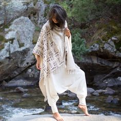 Viento Nomad Cape | Her – glorka Felt Creations, African Mud Cloth, Flowing Dresses, Large Scarf, Metroid, Mud Cloth, Knit Cotton