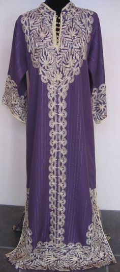 US $169.00 New without tags in Clothing, Shoes & Accessories, Women's Clothing, Dresses Festive Embroidered Purple Kaftan, Festive Purple Embroidered Kaftan, Embroidered Long Sleeve Purple Kaftan, Festive Purple Embellished Kaftan, Purple Embellished Kaftan For Festive Occasions, Amazing Embroidery, Exquisite Gowns, Embroidery Details, Clothing Dresses