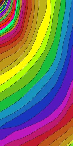 an abstract rainbow colored background with wavy lines