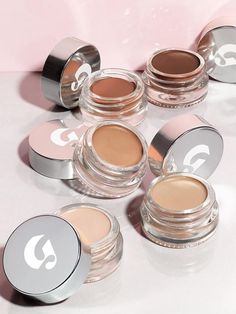 Step 2. Use Glossier Stretch Concealer in Medium as concealer and lightweight foundation all over. Glossier Stretch Foundation, Glossier Concealer, Glossier Foundation, Glossier Stretch Concealer, Best Makeup Brands, Dream Makeup, Lightweight Foundation