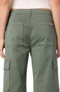 Elevate your wardrobe with high-waisted cargo pants cut from comfortable stretch-cotton twill in a trendy ankle-crop silhouette. 11" rise, 22" leg opening Zip fly with button closure 98% cotton, 2% spandex Machine wash, tumble dry Imported Utility Style Cargo Pants With Cropped Leg, Utility Style Cropped Cargo Pants With Belt Loops, Utility Cargo Pants With Cropped Leg And Hip Pockets, Brooks Running Shoes Women, High Waisted Cargo Pants, Work Sweaters, Wide Leg Cargo Pants, Brooks Running Shoes, Brooks Running