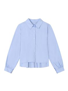 Composition : Shell: 100% cottonColor : SK (Sky Blue), BK (Black), WH (White)Country of Origin : China Light Blue Cotton Shirt For Fall, Light Blue Cotton Top For Workwear, Classic Light Blue Cotton Blouse, Light Blue Long Sleeve Cotton Blouse, Pin Tucks, Crop Shirt, Top Blouse, Top Outfits, The Originals