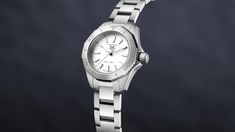 TAG Heuer Aquaracer Quartz Women 30 mm - WBP1411.BA0622 | TAG Heuer US Classic Watch With Tachymeter For Everyday Use, Classic Everyday Automatic Watch, Timeless Chronometer Watch Accessories For Everyday, Tag Heuer Aquaracer, Latest Watches, Tag Heuer, Travel Pouch, Steel Material, Steel Bracelet