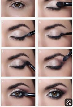 Easy eye makeup Machiaj Smokey Eyes, Natural Eye Makeup Tutorial, Shirt Hacks, Natural Make Up, Makeup Hacks