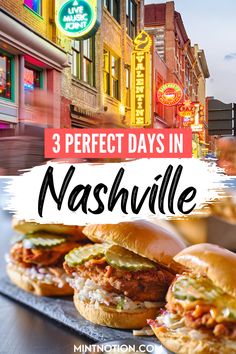 Weekend in Nashville: Perfect 3 Day Itinerary for First-Timers Top Things To Do In Nashville Tn, Nashville 2 Day Itinerary, Nashville Tennessee Itinerary, Nashville During The Day, Nashville Tennessee In October, Nashville Must See, Things To Do In Nashville During The Day, 4 Days In Nashville, 3 Day Nashville Itinerary