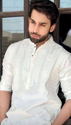 🤍✨ Latest Kurta Designs, Bangs Cut, Hairstyles For Gowns, Imran Abbas, Bilal Abbas Khan, Wedding Kurta, Pakistani Kurta, Bilal Abbas, Prince Coat