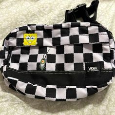 New Without Tags Vans X Spongebob Fanny Pack! Super Cute Sailor Moon Backpack, Vans Backpack, Vans Bags, Vans Yellow, Mini Sunflowers, Vans Checkerboard, Vans Black And White, Crossbody Bags For Travel, Backpack Travel Bag