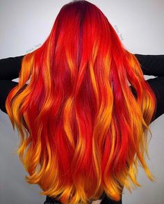 Stylish Hair Colors, Cheveux Oranges, Hair Colour Design, Hair Color Orange, Hair Color Unique, Design Hair, Bright Hair, Hair Color For Women