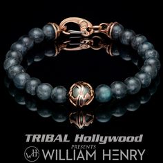 William Henry MOONLIGHT Bead Mens Bracelet with South Sea Pearl Mens Beaded Jewelry, Mens Bead Bracelet, Bead Bracelet For Men, Strength Bracelet, Mens Designer Jewelry, Fish Hook Necklace, William Henry, Sterling Silver Mens Rings, Mens Bracelet Silver