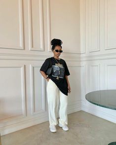 Modest Fashion Outfits Streetwear, Palazzo Pants Casual Outfit, African Streetwear Fashion, Linen Outfits Black Women, Asymmetrical Outfit Street Styles, Summer Dress Layering Outfit, Modest Lookbook Outfits, Business Streetwear Women, Modest Streetwear Summer