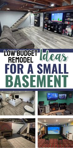 the basement remodel ideas for a small basement are easy to do and cost less