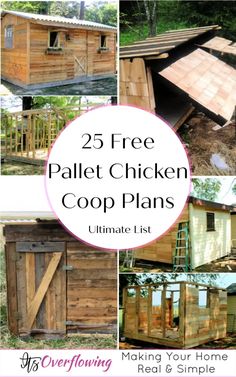 the 25 free pallet chicken coop plans ultimate list