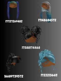 Berry Avenue Short Hair Codes, Wig Codes Bloxburg, Blue Hair Codes, Berry Avenue Codes Hair, Baddie Codes