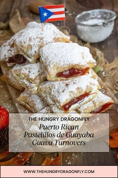 the hungry dragonfly puerto rican pastries de guevaba with strawberry turnovers