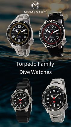 Nobody counts on their watch more than a diver does. When you hit the water or the water hits you, you can count on the Torpedo like no other. Engineered for reliability, at a price that won’t leave you gasping for air. torpedo watch, mens watch, dive watch, mens dive watch, water resistant watch Gasping For Air, Diver