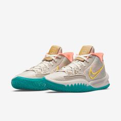 Nike Kyrie Low 4 N7 Basketball Shoes Mens 15 Desert Sand Citron CW3985-005 New Kyrie 4 Low, Vball Shoes, Nike Kyrie Low 4, Kyrie Low 4, Zapatillas Nike Basketball, Bb Shoes, Volleyball Sneakers, Best Volleyball Shoes, Nike Essentials