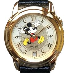 All Of Our Proceeds Benefit Animal Rescue Work And The Expensive Medical Care That His Animals Need When We Receive Them So Many Times Items Will Be Steeply Discounted When We Have An Expensive Life-Saving Surgery For One Of These Beautiful Souls. Please Keep Checking Back For Some Terrific Sales Because You Can Get A Real Bargain! Lovely Brand-New Kinetic Seiko Mens Mickey Mouse Watch! Retired Since 1989, Rare! Kinetic Movement, Gold Plated Bezel, Leather Band, Original Seiko Case. Thank You For Looking! Expensive Life, Seiko Gold, Mickey Mouse Watch, Watch New, Medical Care, Beautiful Soul, Leather Band, Animal Rescue, Accessories Watches