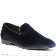 Nwt Highlight A Formal Look With The Classic Loafer. Its Velvet Construction Provides A Plush Touch, While The Cushioned Insole Ensures Comfortable Steps. Velvet Fabric Upper Slip-On Round Toe Textile Lining Removable Cushioned Insole Synthetic Sole Imported Size 8 Formal Blue Flat Loafers, Blue Flat Loafers For Fall, Blue Closed Toe Flats For Formal Occasions, Blue Flat Heel Slip-ons For Formal Occasions, Blue Pointed Toe Flats For Formal Occasions, Classic Blue Slip-on Flats, Formal Flat Slip-ons For Fall, Formal Blue Slip-ons For Spring, Blue Formal Slip-ons For Spring