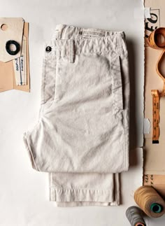 the all american chino in natural Shoes For Chinos Men, Laydown Styling, Imogene And Willie, Chinos Men, Imogene Willie, Denim Flats, Product Placement, Men Aesthetic, Denim T Shirt