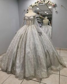 Gray Quinceanera Dresses Silver, Gray Sweet 16 Dresses, Grey Sweet 16 Dresses, Silver Ball Gown Princesses, Sweet 16 Silver Dress, Sliver Quince Dress, Quinceanera Dresses Gray