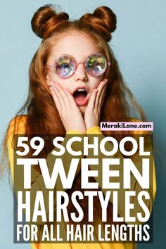 Middle School Hairstyles, Picture Day Hair, Teenage Hairstyles, Girls Hairstyles Easy, Old Hairstyles, Wacky Hair Days, Crazy Hair Day, Crazy Hair Day At School