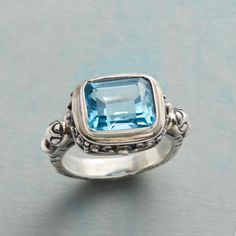 High Quality Topaz And Sterling With Hand Crafted Accents. Amazing Stone. No Longer Available In Store Or Online. Online Price States Different Price Than Store. My New Wedding Ring Replacement. Sundance Jewelry Sundance Catalog, White Gold Engagement Rings Unique, White Gold Diamond Engagement Ring, Handmade Sterling Silver Rings, Cross Art, Artisan Rings, Yellow Gold Wedding Ring, Sundance Catalog, Engagement Ring White Gold