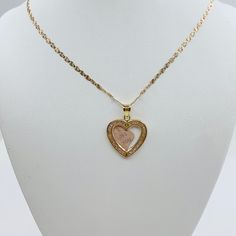 Real 10k Solid Gold Necklace And I Love You Heart Pendant Chain 18” In Length And 2mm Wide (Available In 16” And 20”) Dainty Yellow Rose And White Gold Necklace & Love Charm With White Cubic Zirconia 18mm Small Box Included Cadena De Mujer O Nia Joven De Oro De 18 Pulgadas De Larga (Disponible En 16 Y 18 Pulgadas) Dije De Corazn “I Love You” En Oro Con Zirconia Blanca De 18 Milmetros New Jewelry Stock #71956 Gold Custom Necklace For Valentine's Day, Gold Heart-shaped Custom Necklace For Anniversary, Custom Gold Heart Necklace For Anniversary, Custom Heart-shaped Gold Necklace For Anniversary, Custom Gold Heart Pendant Necklace For Anniversary, Gold Custom Heart Pendant Necklace For Anniversary, Custom Gold Heart Pendant Necklace For Mother's Day, Yellow Gold Heart Pendant Necklace For Anniversary, Gold Heart Pendant Necklace For Mother's Day