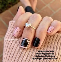 Halo Your Heart Color Street, Pink Color Street Mixed Mani, Valentine’s Day Color Street Combo, Colorstreet Valentines 2024, Color Street Valentines Mixed Mani, Colorstreet Combos, Beauty Counter, Mixed Mani, Mani Ideas