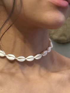 Cowrie Choker, Cowrie Shell Jewelry, Beach Shells, Cork Earrings, Surf Jewelry, Cowrie Shell Necklace, Shell Choker, Cowrie Shells, Girl Accessories